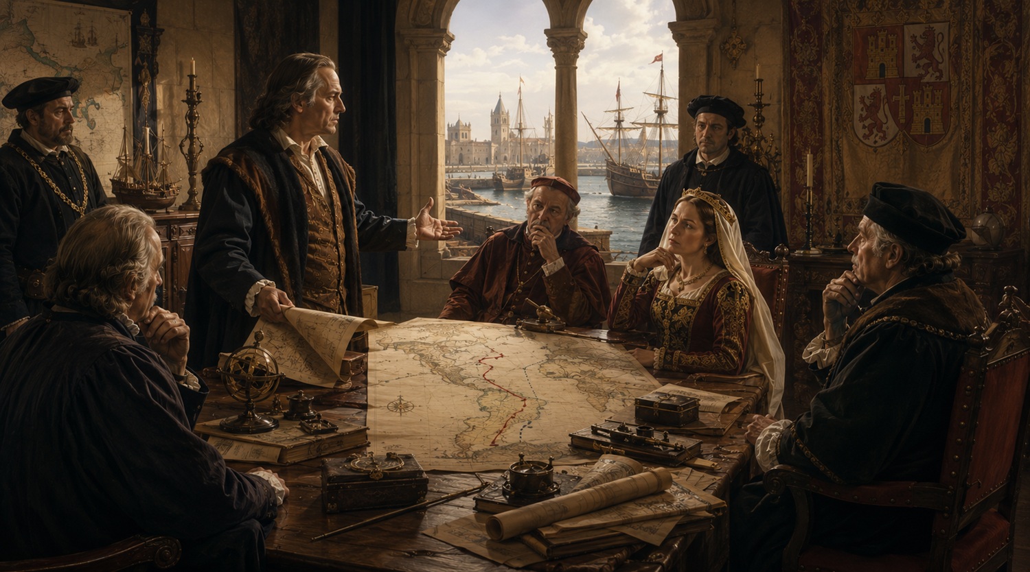 Late fifteenth-century ships sailing an alternate Atlantic route