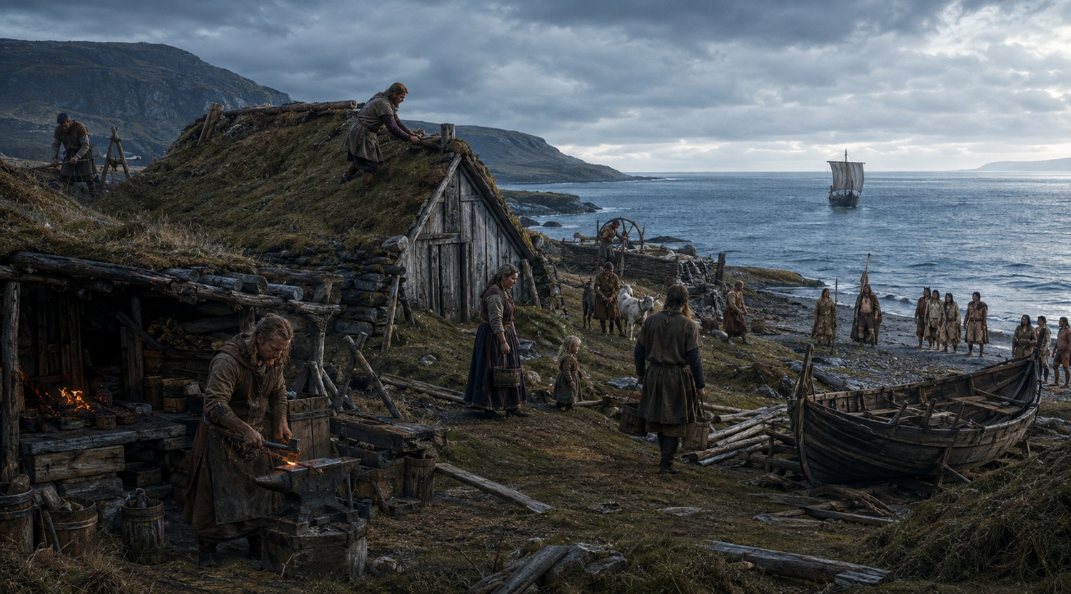 A permanent Norse coastal settlement in medieval North America